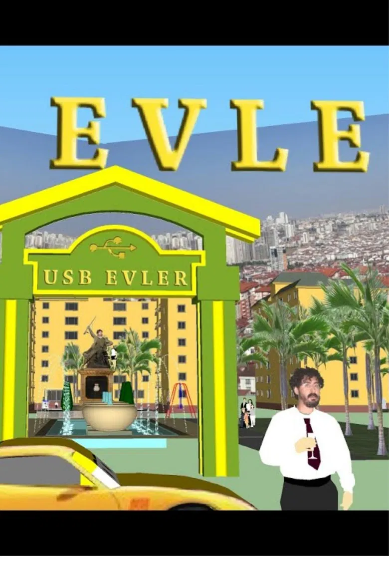 USB Evler Sitesi poster background