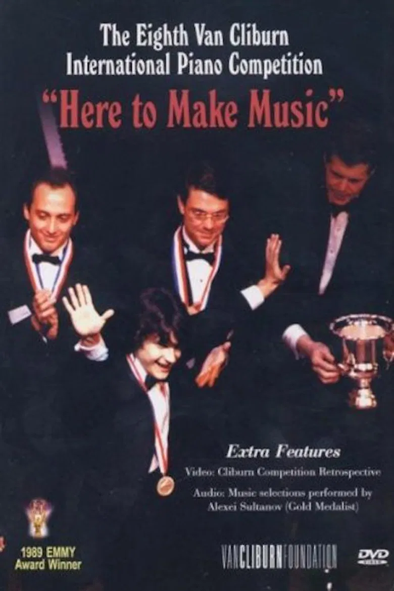 Eighth Van Cliburn International Piano Competition: Here to Make Music poster background