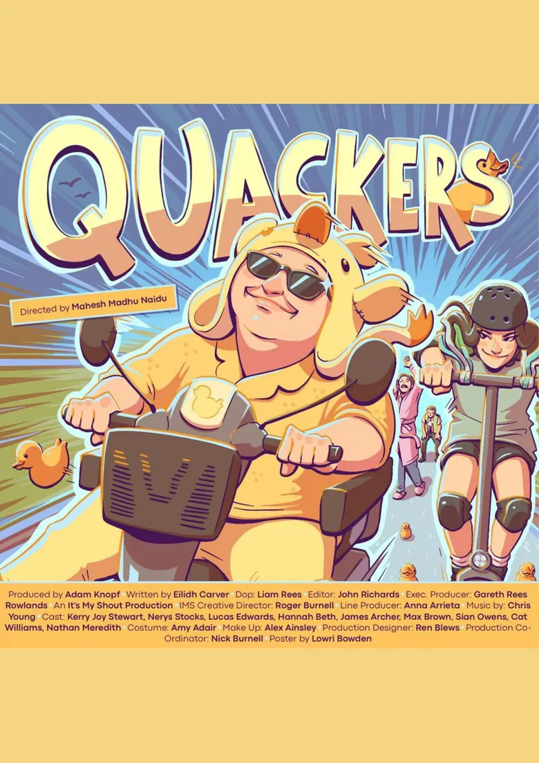 Quackers poster background