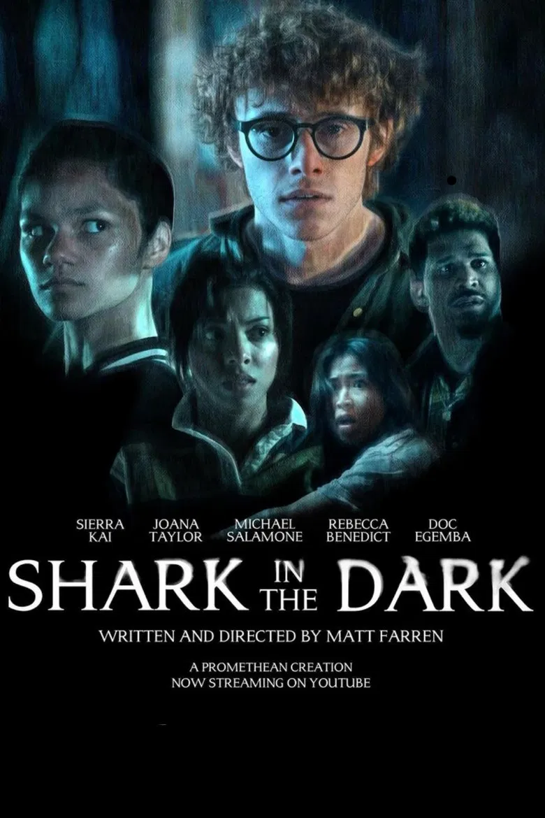 Shark In The Dark poster background