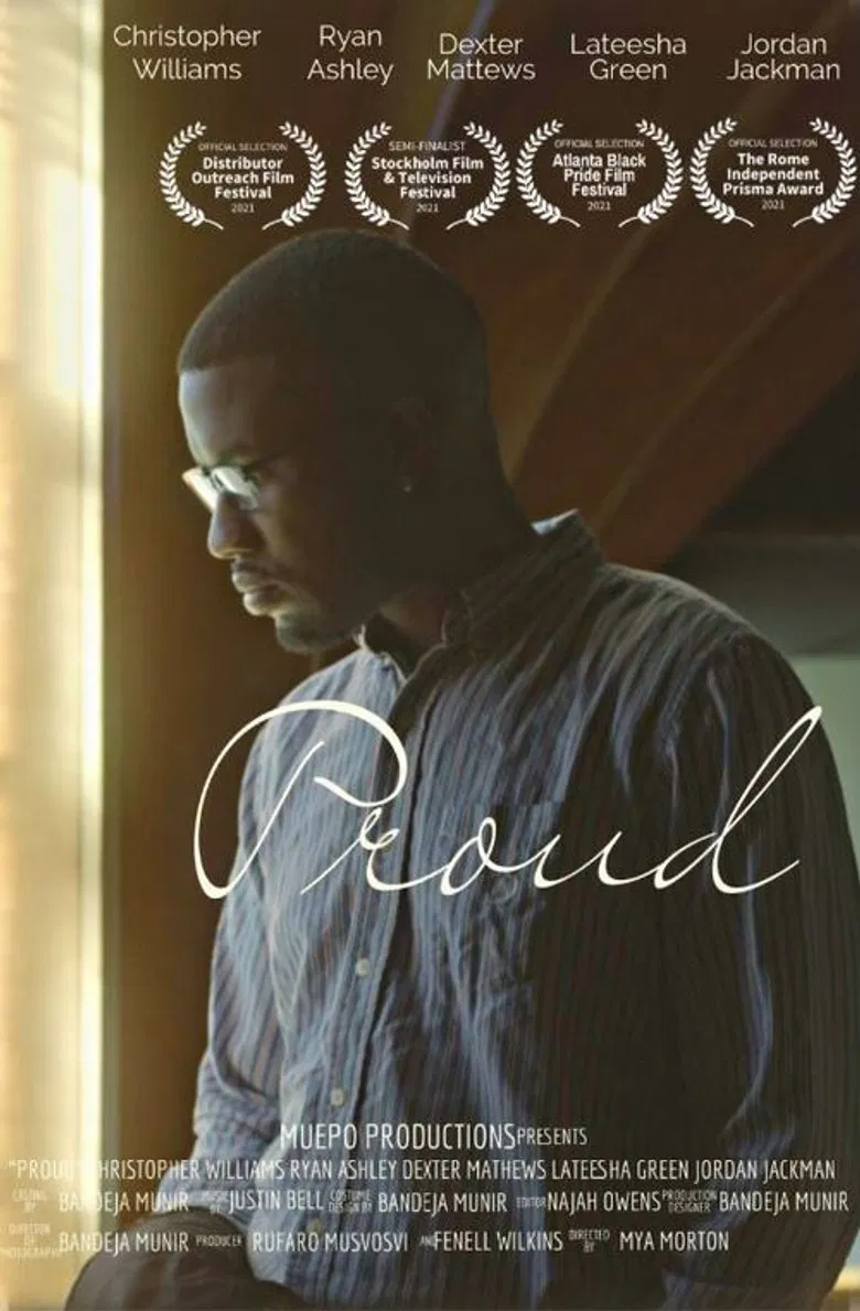 Proud poster background