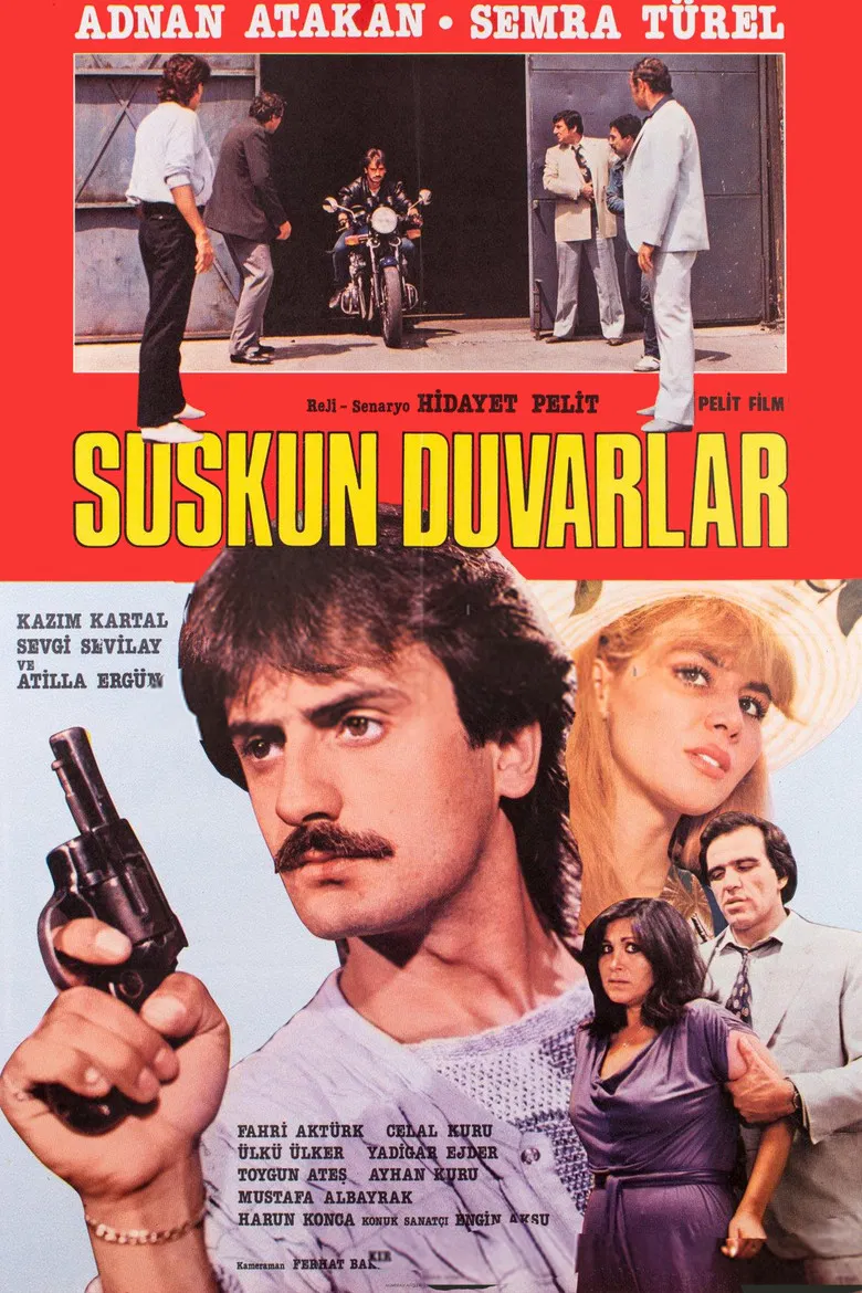 Suskun Duvarlar poster background