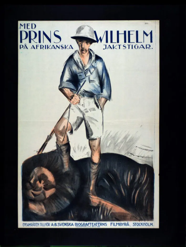 Med Prins Wilhelm på afrikanska jaktstigar poster background
