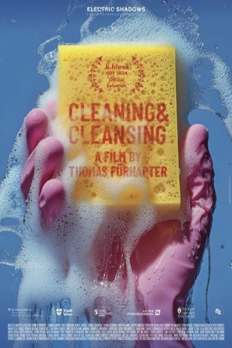Cleaning & Cleansing poster background