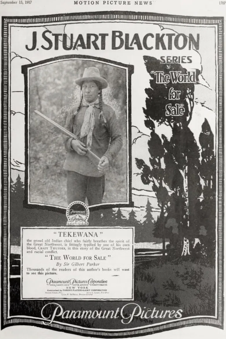 The World for Sale poster background