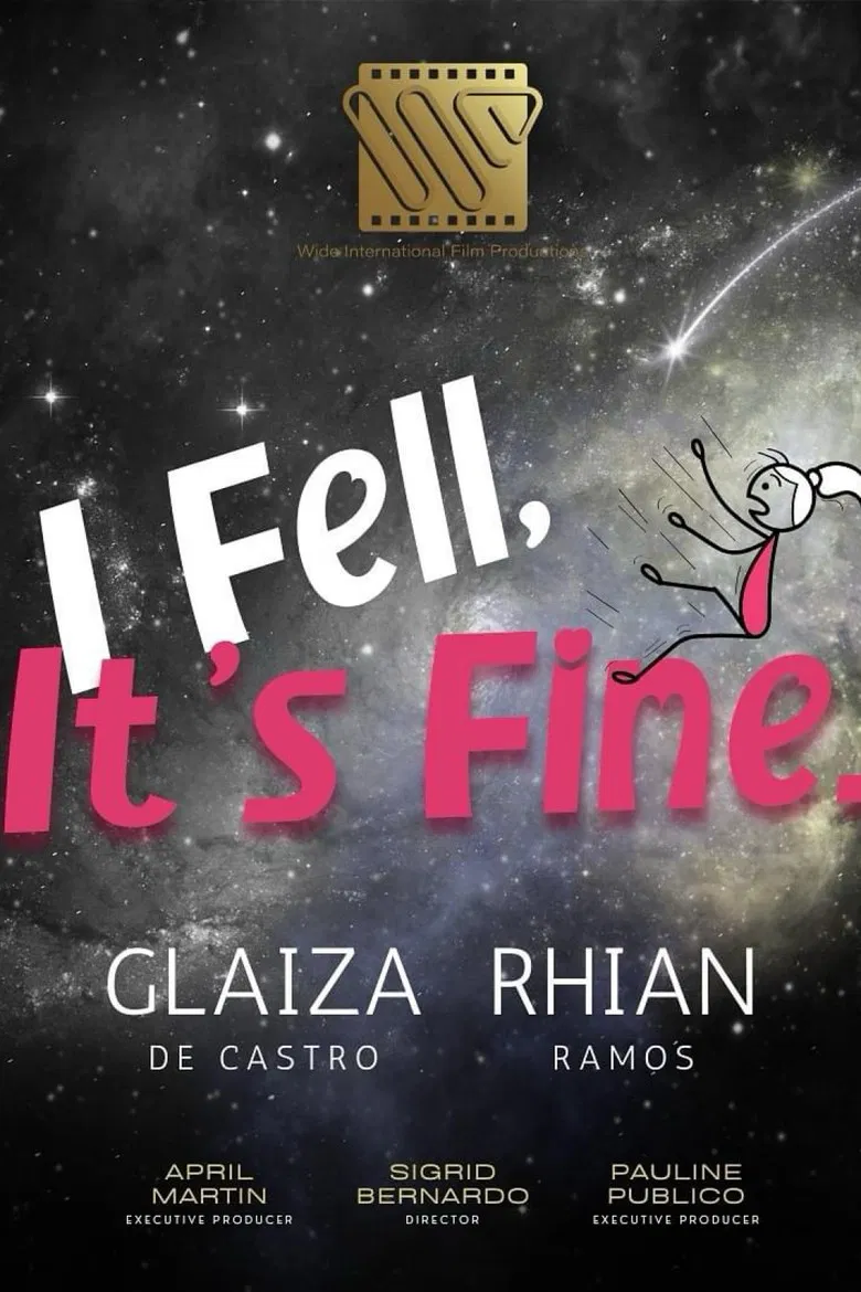 I Fell, It's Fine poster background