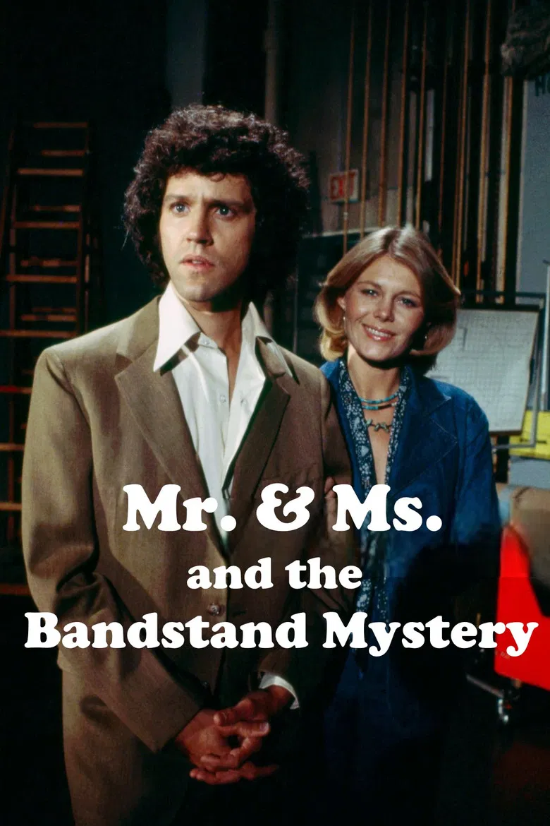 Mr. & Ms. and the Bandstand Mystery poster background