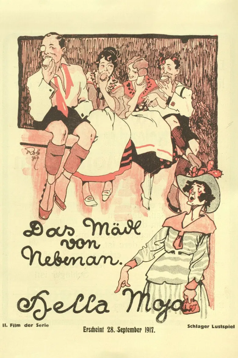Das Mädel von nebenan poster background