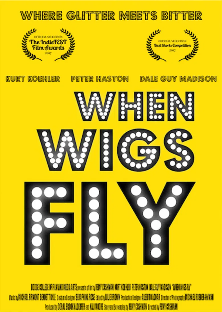 When Wigs Fly poster background