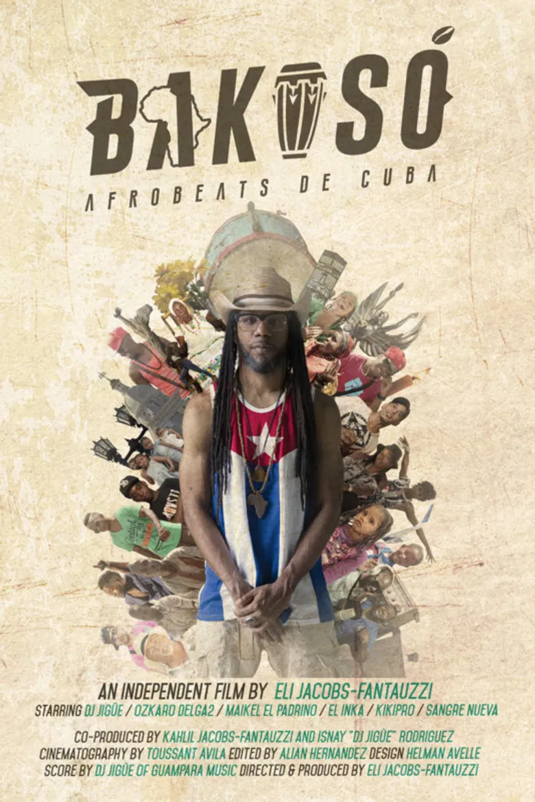 Bakosó: AfroBeats of Cuba poster background