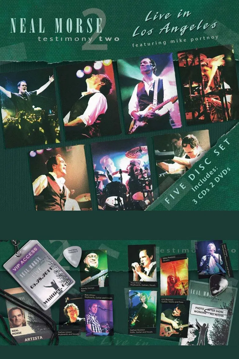 Neal Morse: Testimony Two - Live in Los Angeles poster background