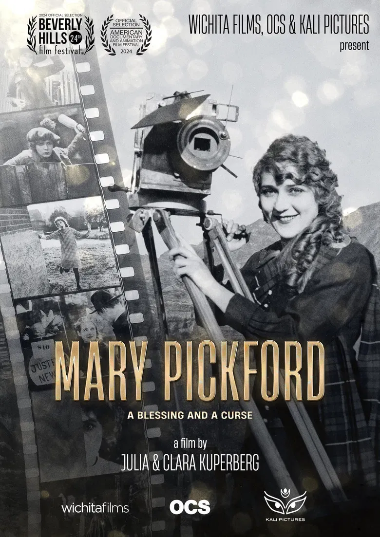 Mary Pickford a Blessing and a Curse poster background