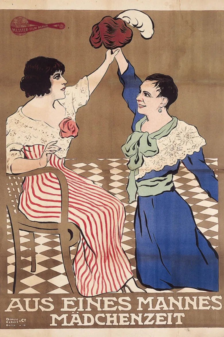 From a Man's Girlhood poster background