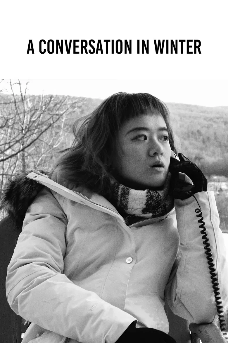 A Conversation in Winter poster background