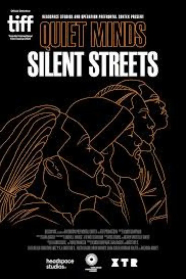 Quiet Minds Silent Streets poster background