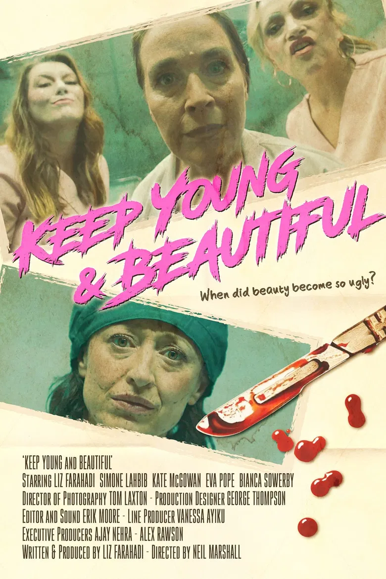 Keep Young and Beautiful poster background