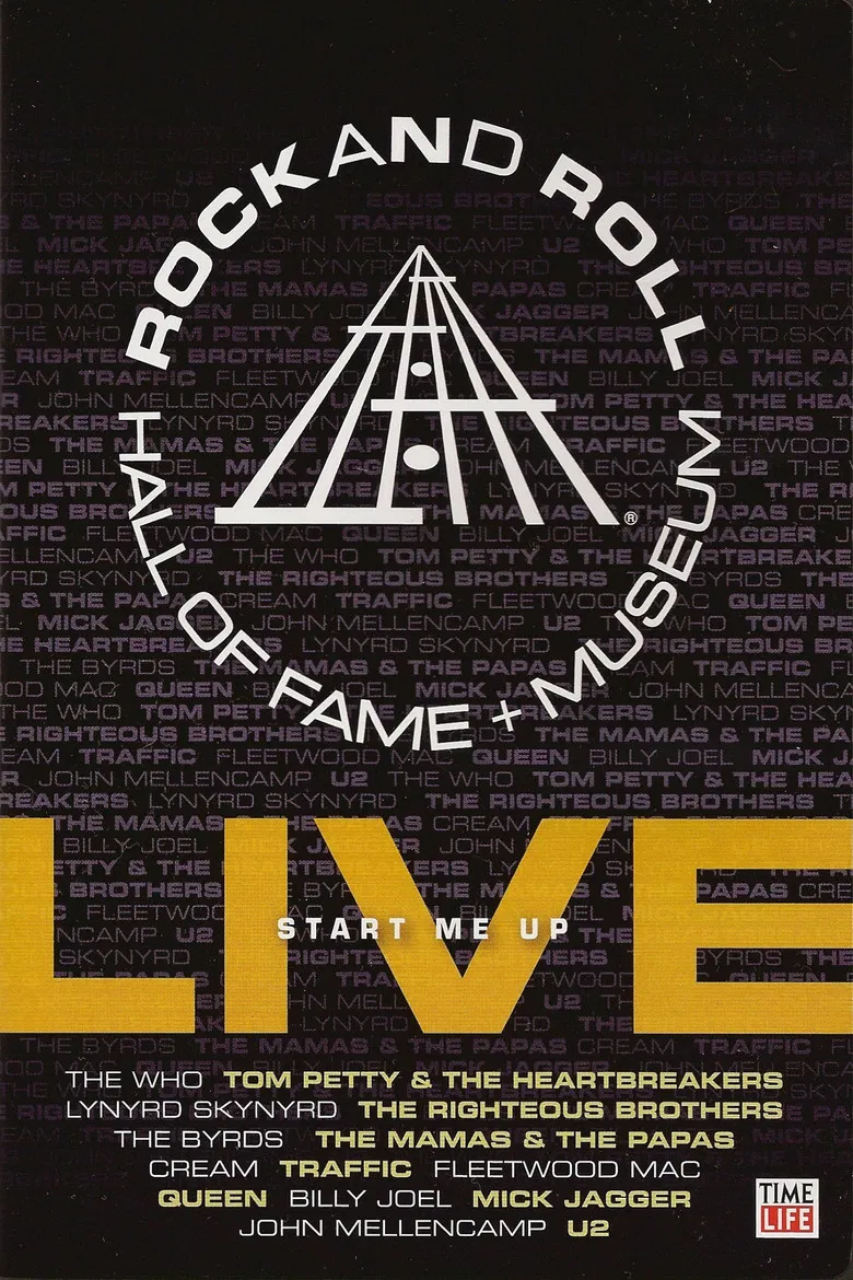 Rock and Roll Hall of Fame Live - Start Me Up poster background