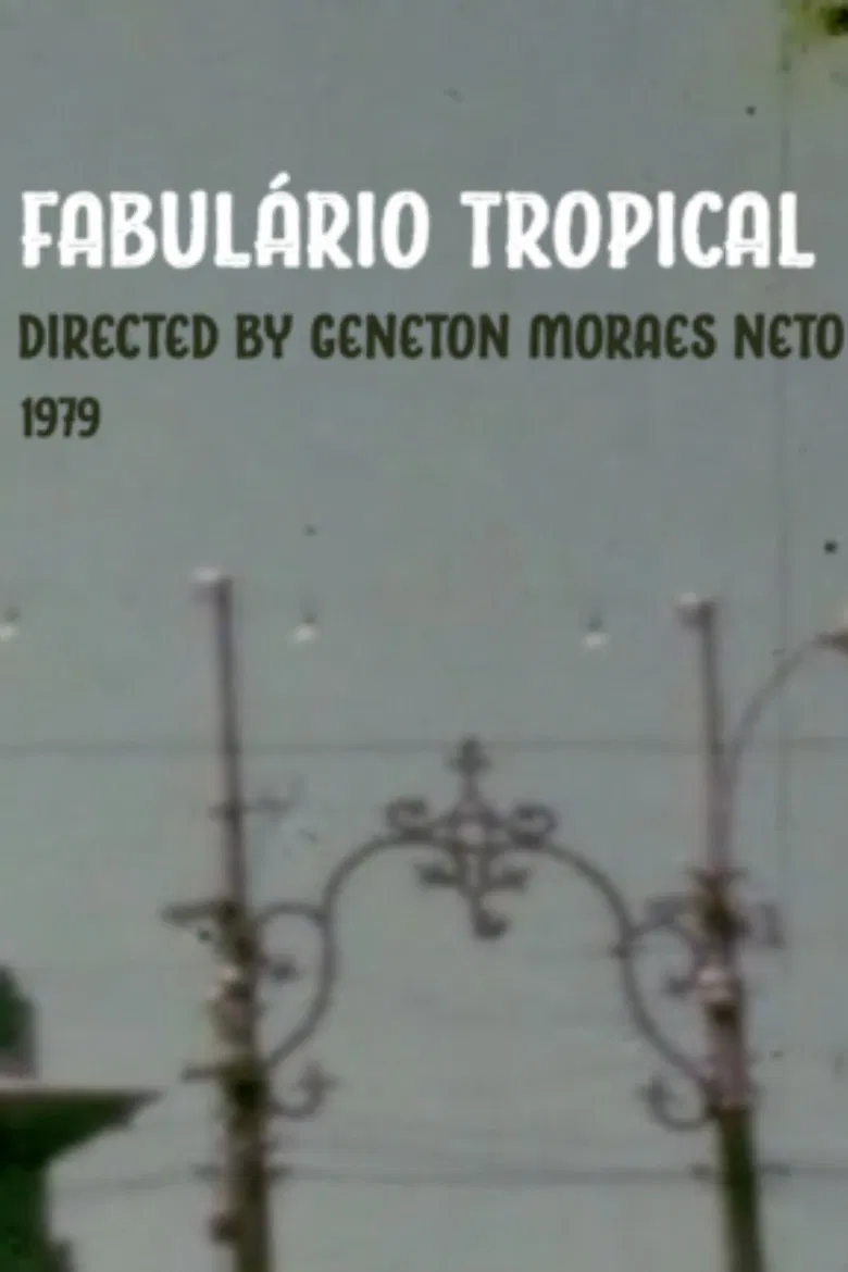 Tropical Fabulário poster background