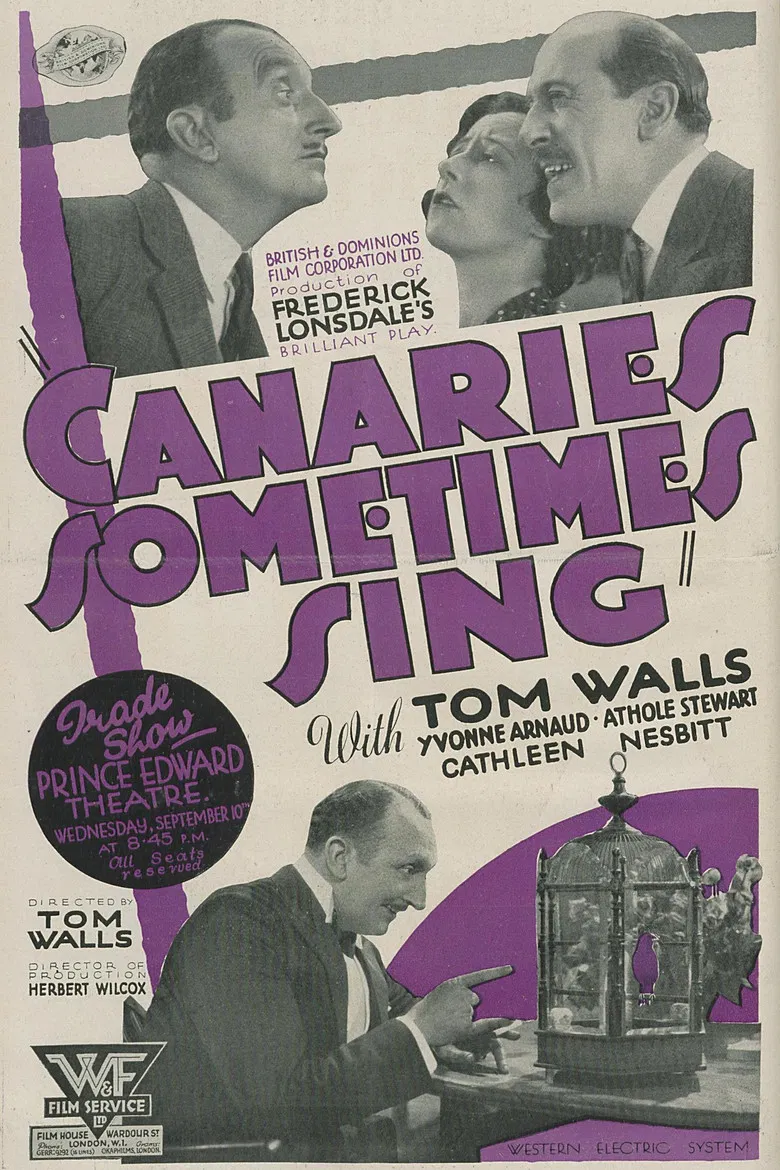 Canaries Sometimes Sing poster background