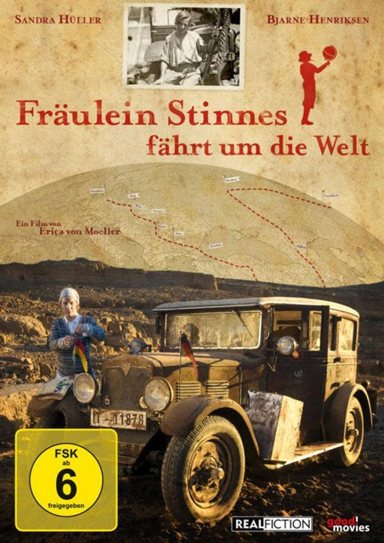 Fräulein Stinnes fährt um die Welt poster background