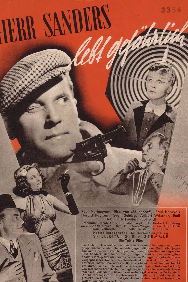 Herr Sanders lebt gefährlich poster background