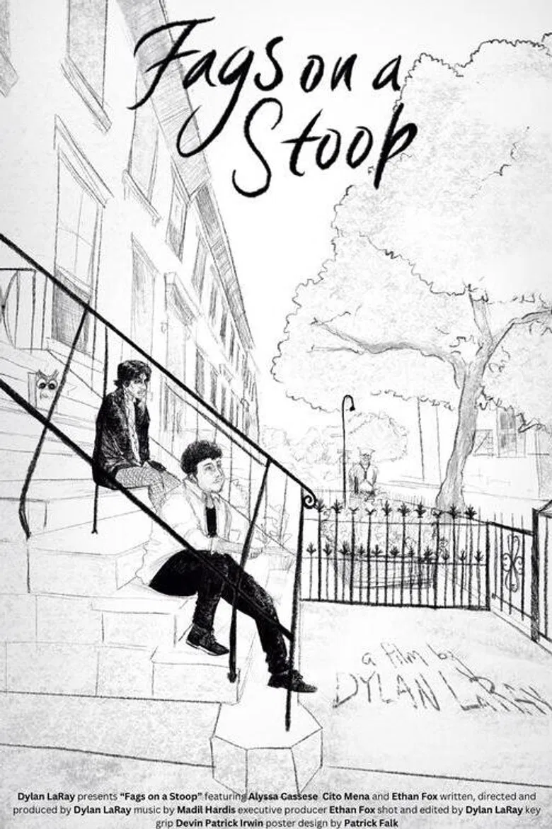 F*gs on a Stoop poster background