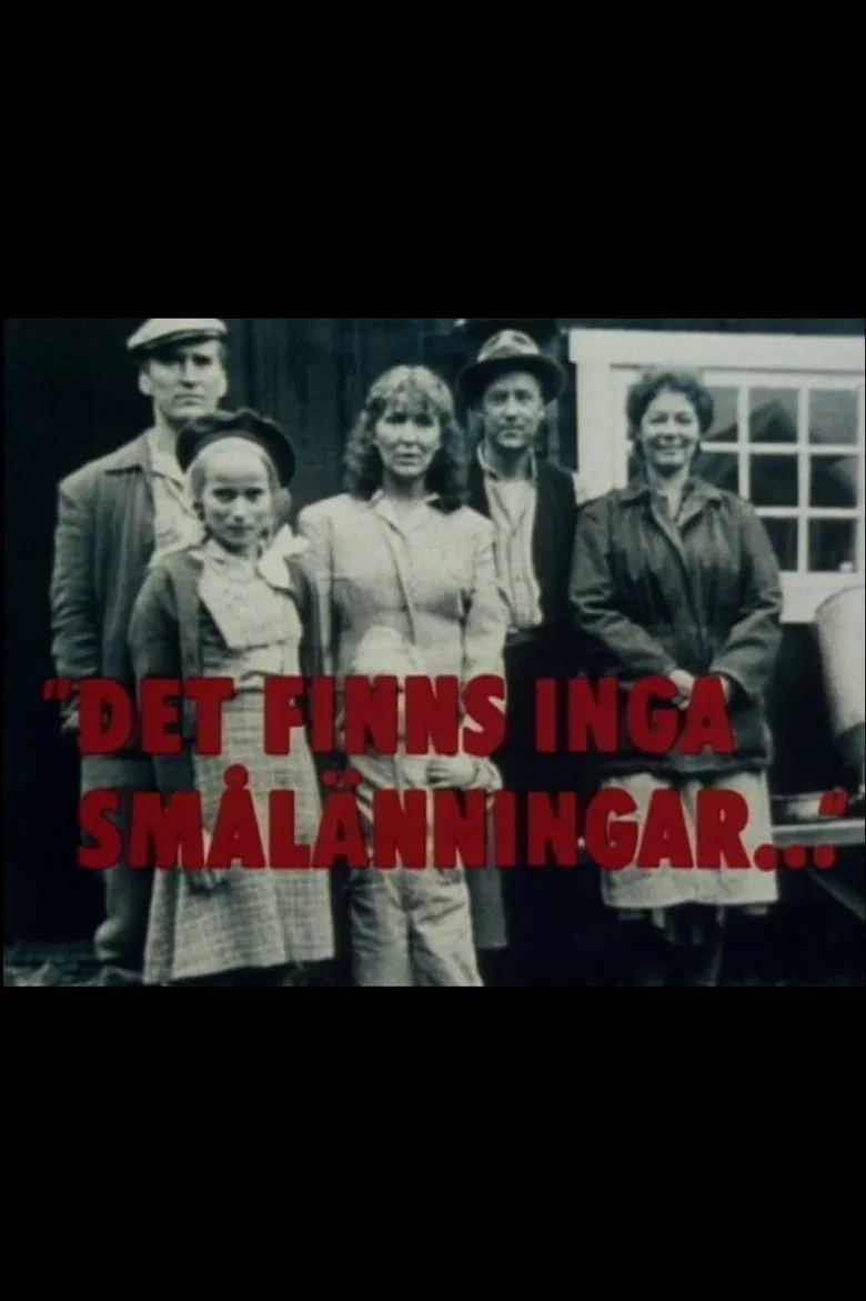Det finns inga smålänningar poster background