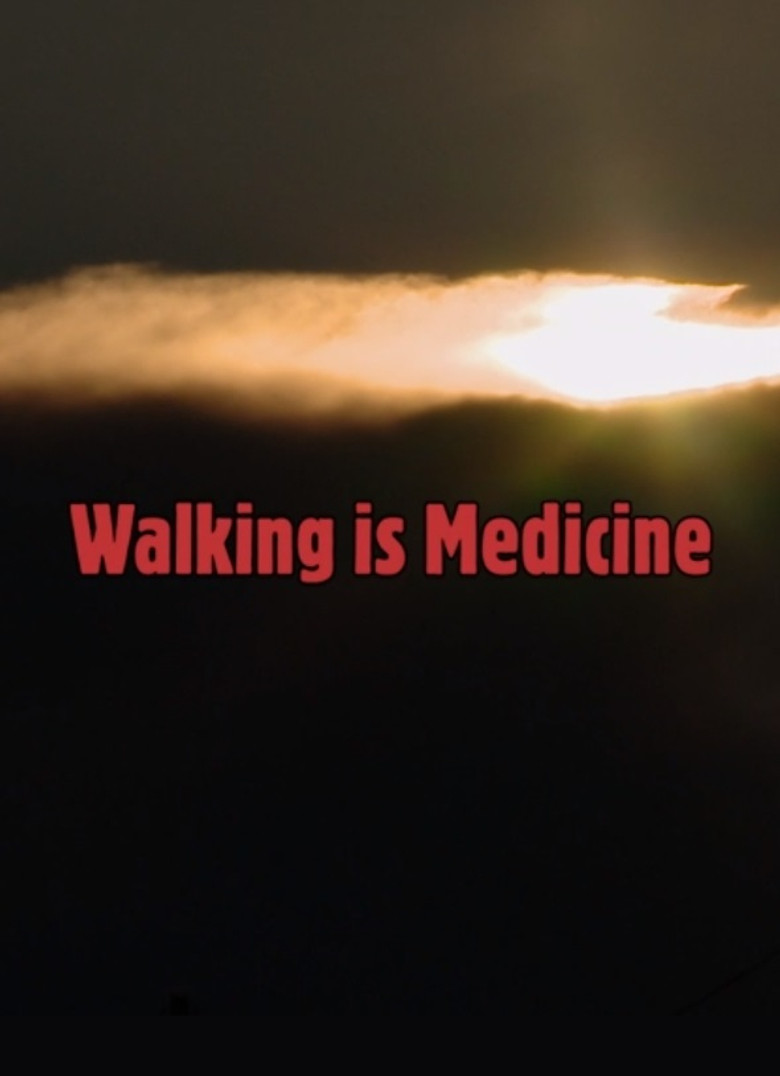 Walking Is Medicine poster background