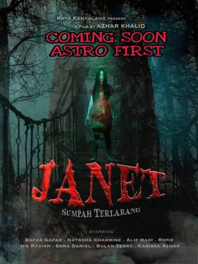 Janet: Sumpah Terlarang poster background