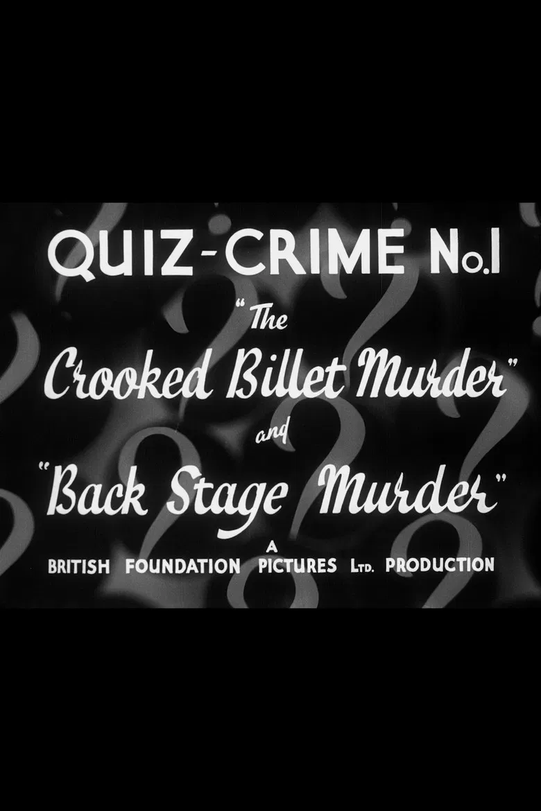 Quiz Crime No. 1 poster background