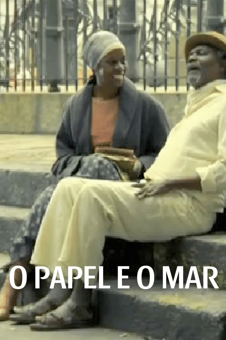 Paper and Sea poster background