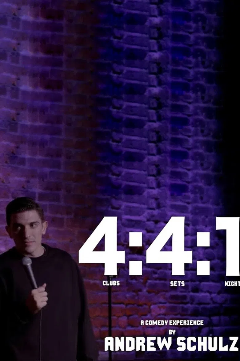 Andrew Schulz: 4:4:1 poster background