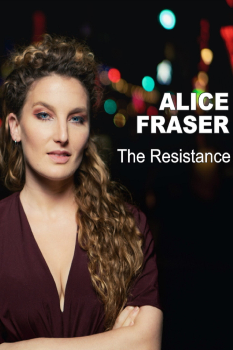 Alice Fraser: The Resistance poster background