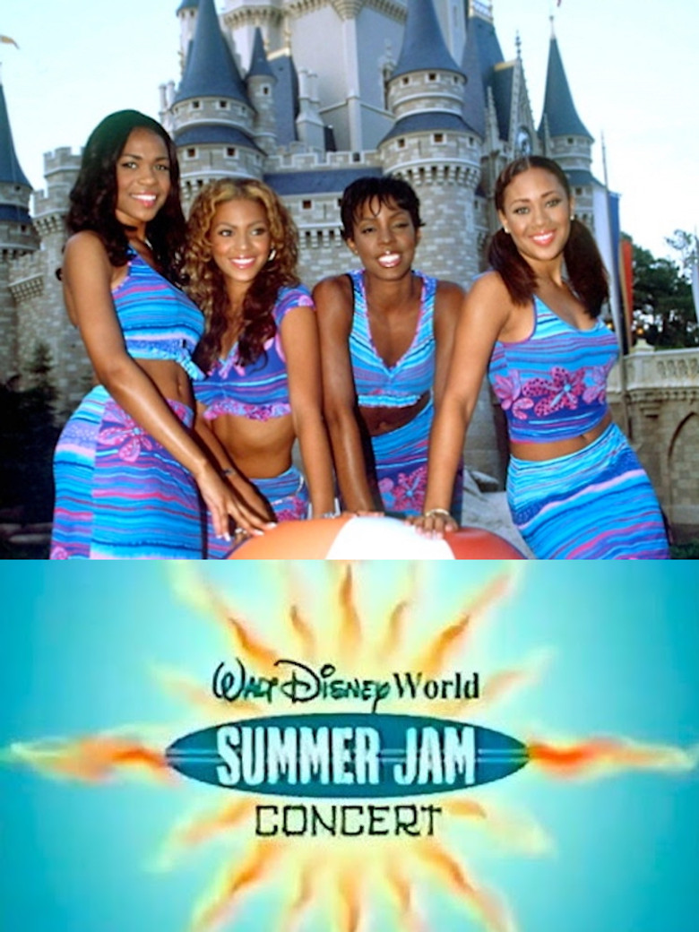 Walt Disney World Summer Jam Concert 2000 poster background