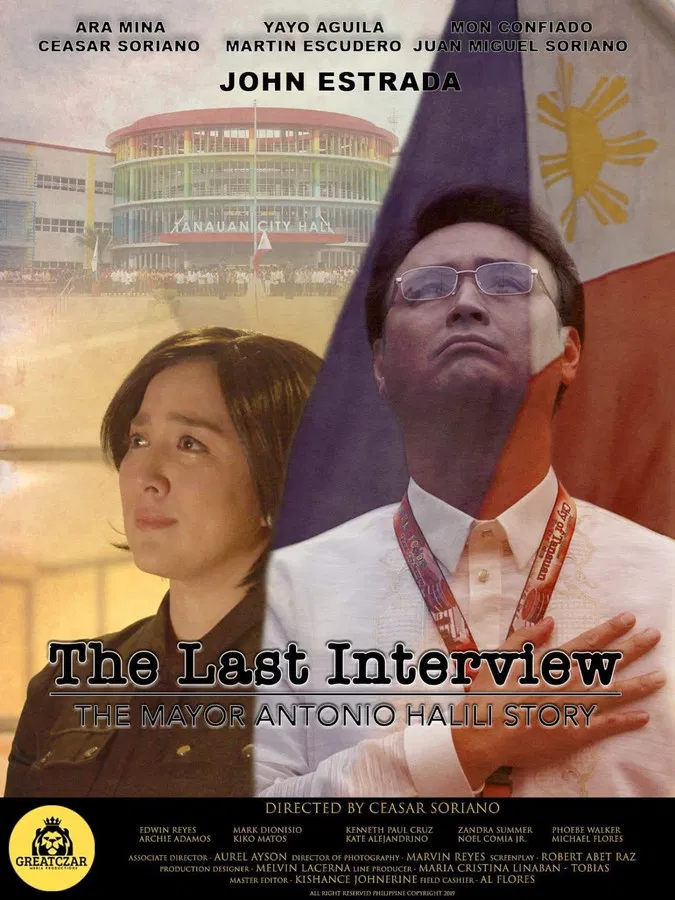 The Last Interview: The Mayor Antonio Halili Story poster background