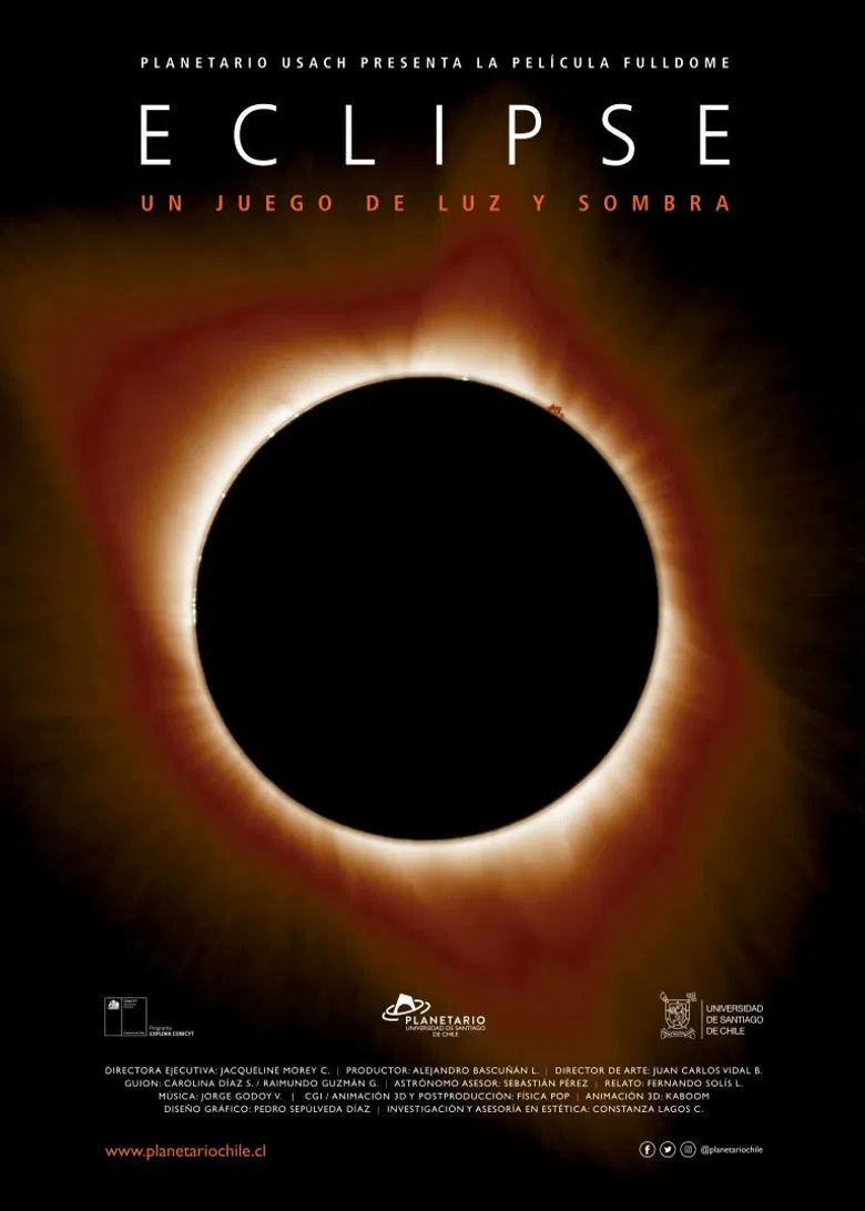 Eclipse: un juego de luz y sombra poster background