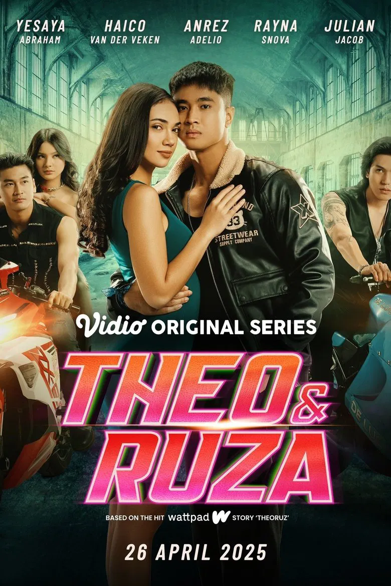 Theo & Ruza poster background