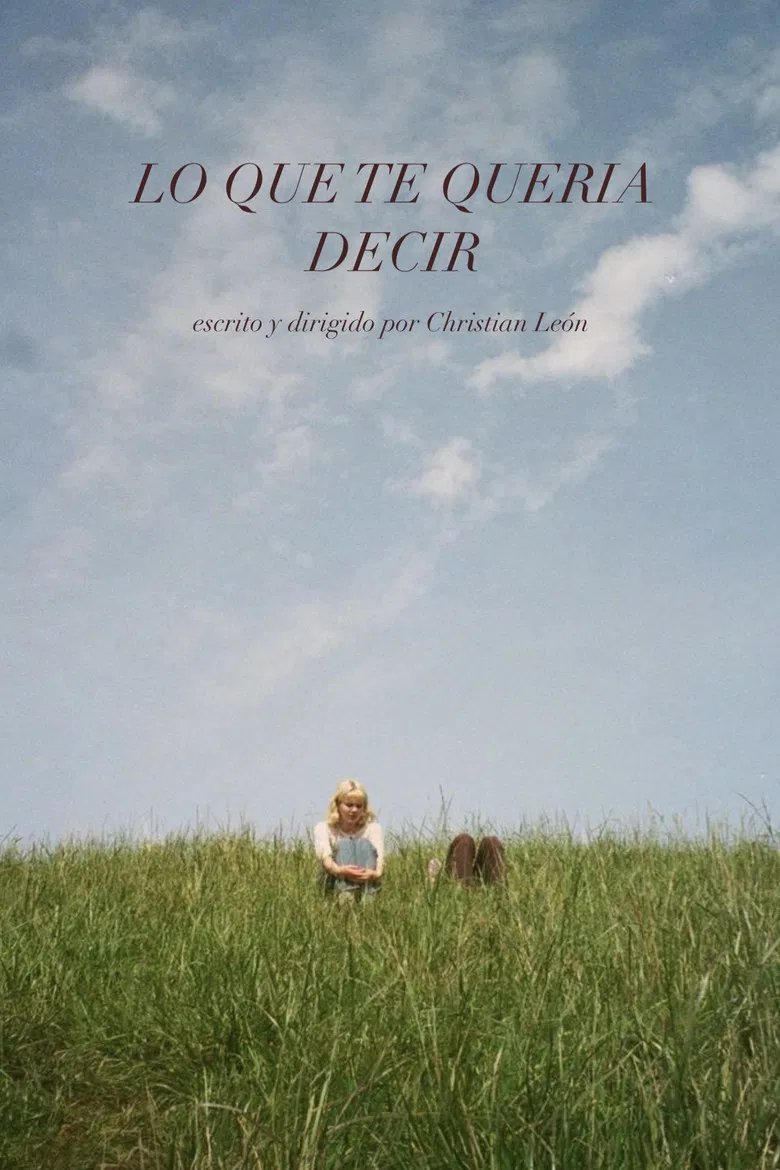 Lo Que Te Queria Decir poster background