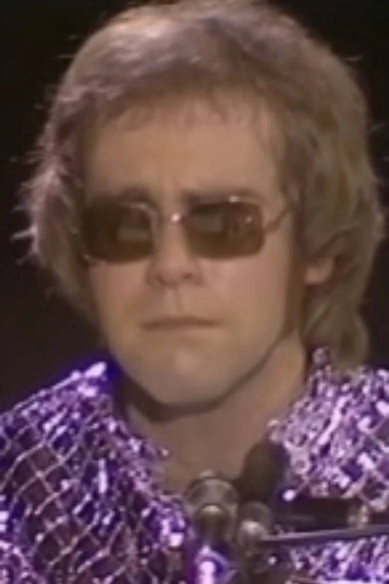 Elton John at the Royal Festival Hall, London with The Royal Philharmonic Orchestra poster background