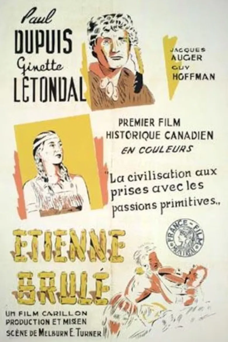 Étienne Brûlé gibier de potence poster background