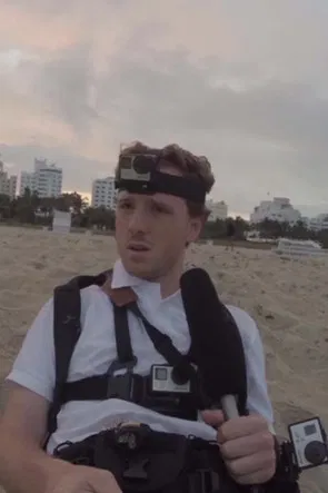 My Trip to Miami poster background