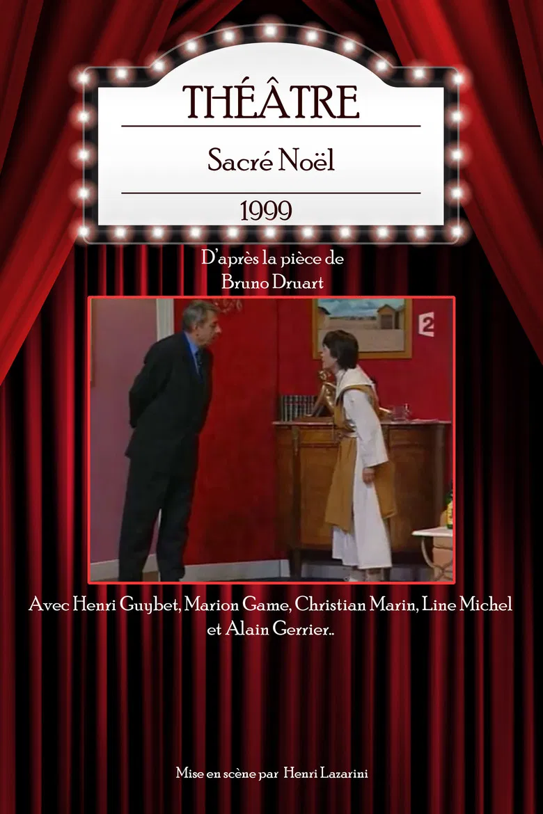 Sacré Noël poster background