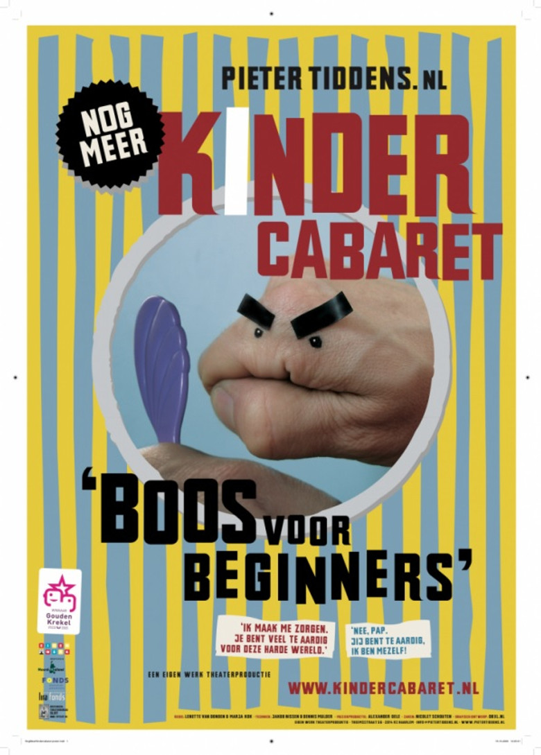 Pieter Tiddens: Boos voor Beginners poster background