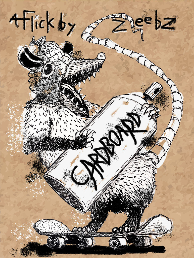 CARDBOARD poster background