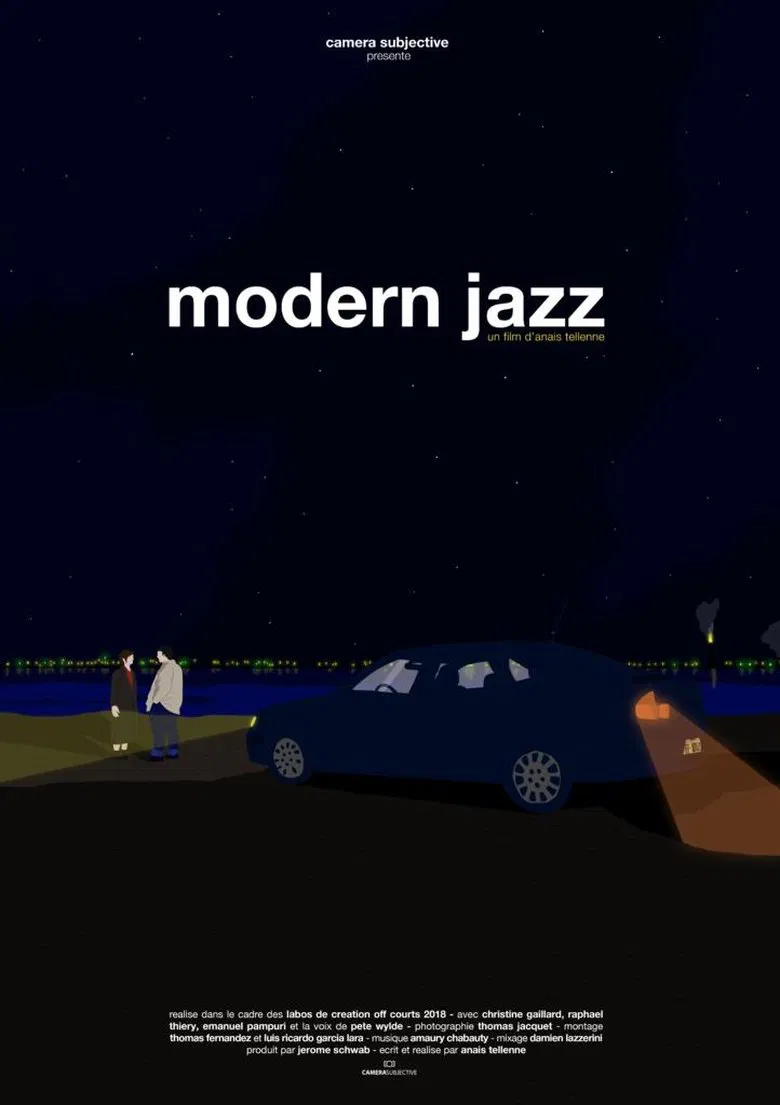 Modern jazz poster background