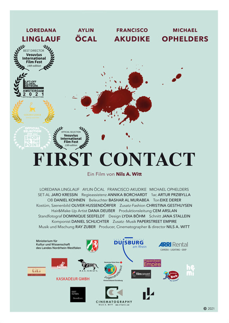 First Contact poster background