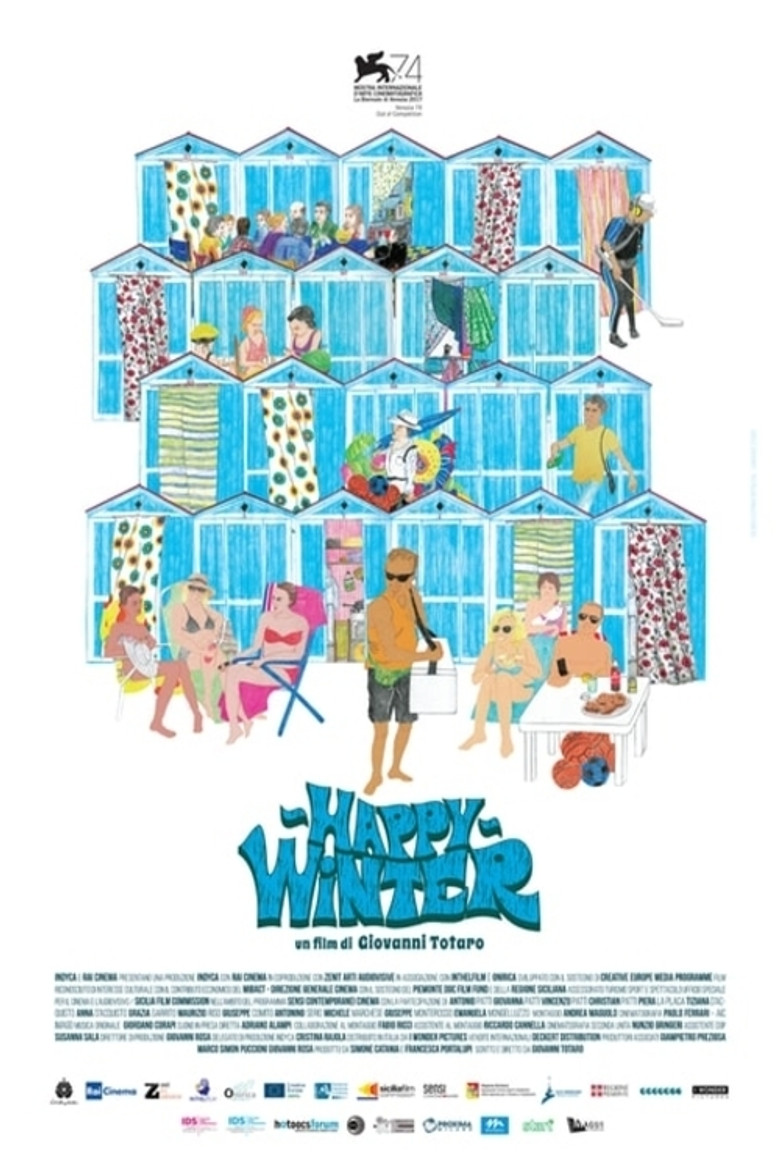 Happy Winter poster background