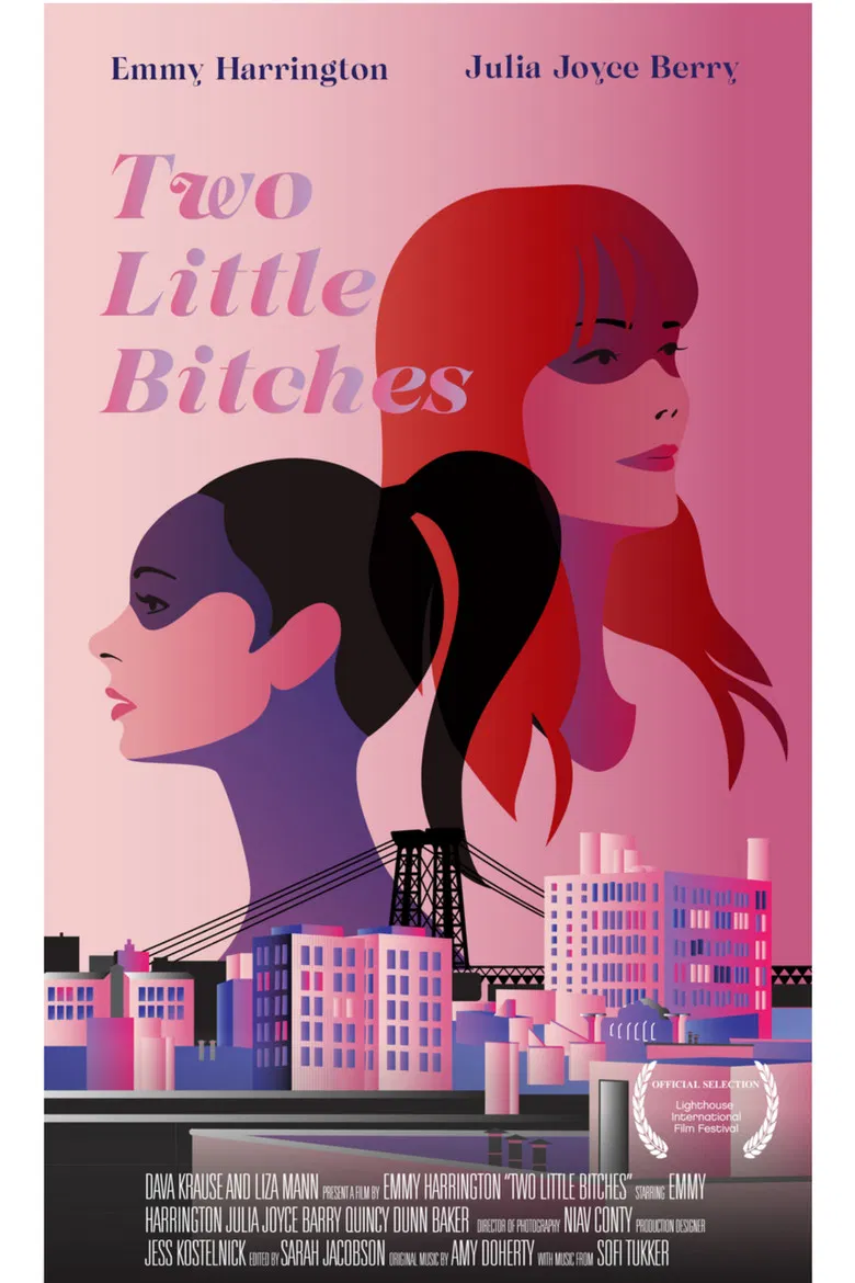 Two Little Bitches poster background