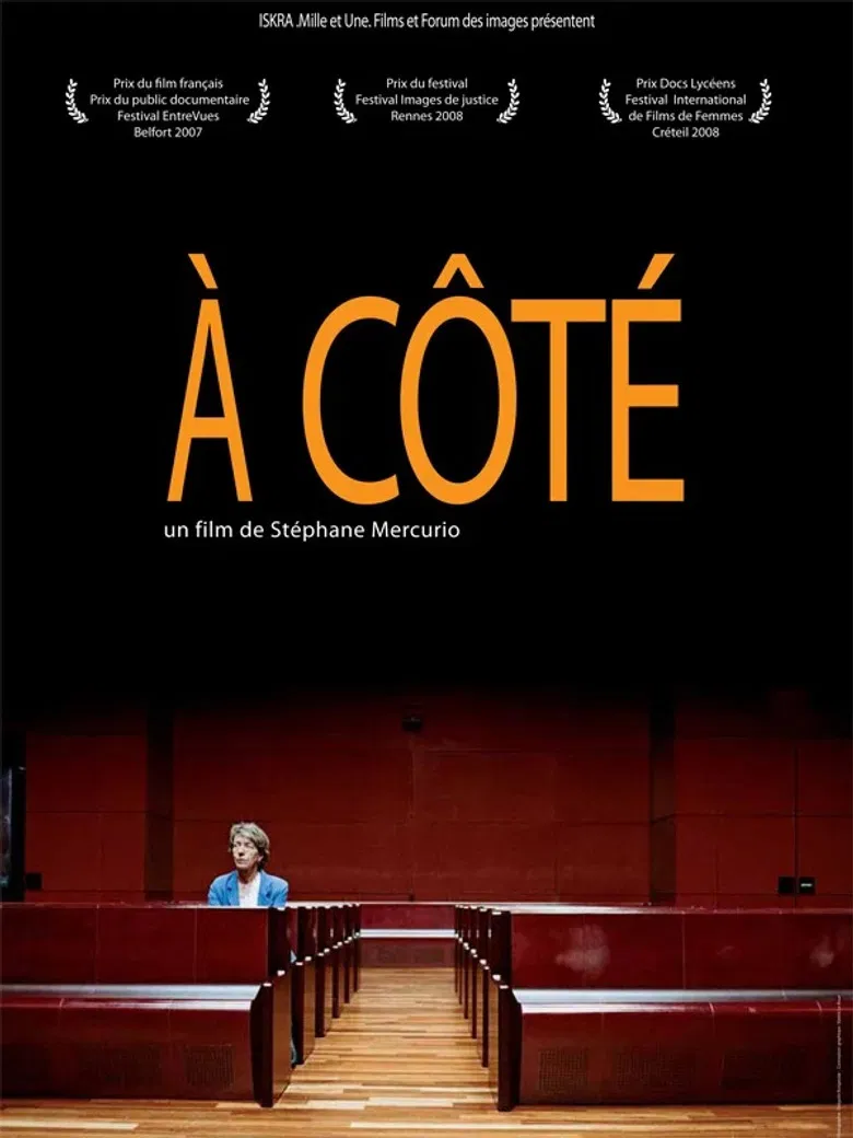 À côté poster background
