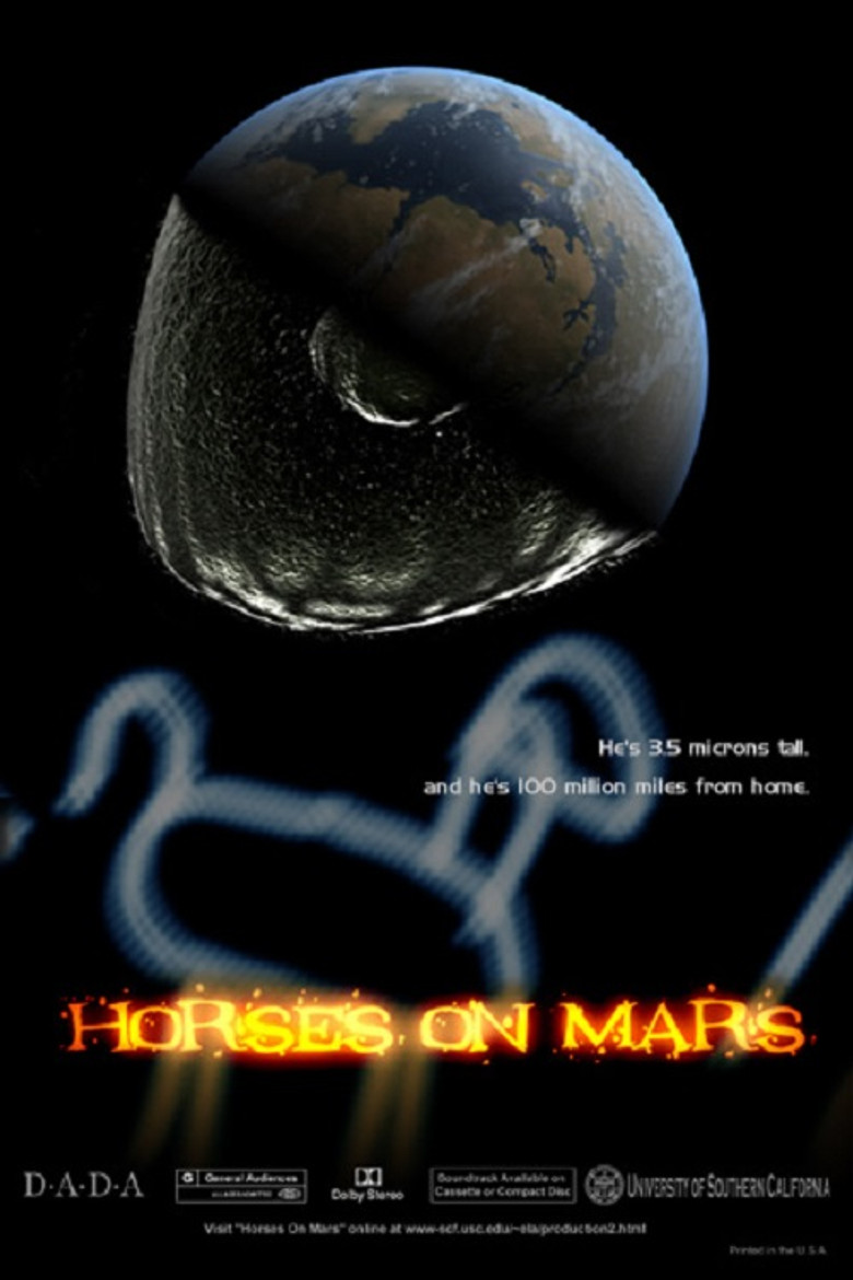 Horses on Mars poster background